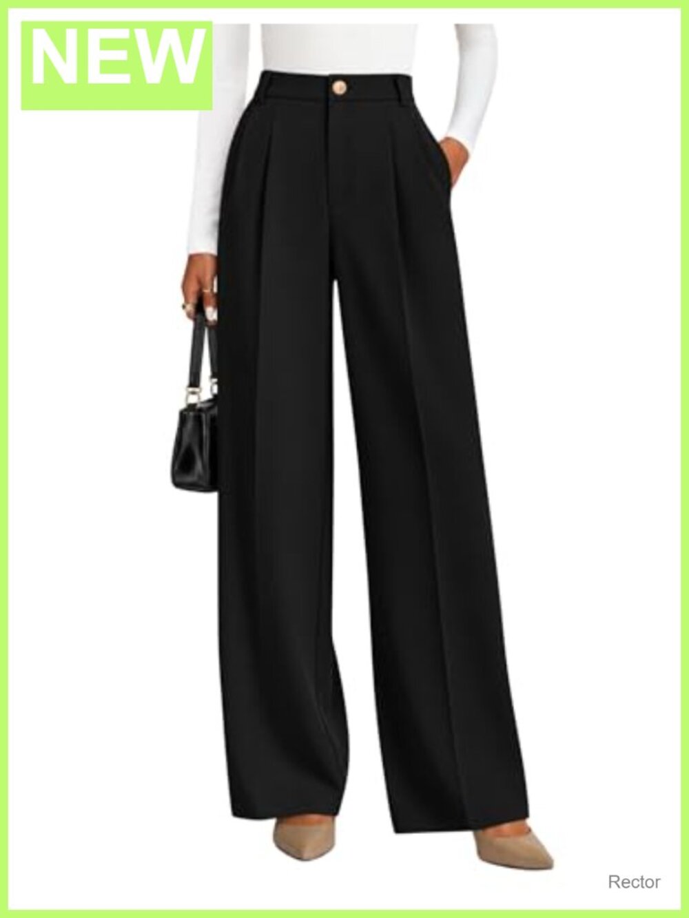 Wide Leg Dress Pants Business Casual Work Office Trousers